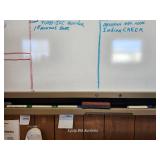 Wall Mounted Dry Erase Board And Cabinet