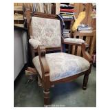 Vintage Wooden Desk And Chair