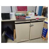 Metal Credenza W/ 2 Removable Cabinets