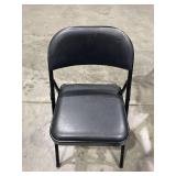 Peakform Vinyl Padded Chair Black.