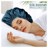 Satin Bonnet Silk Bonnet Hair Bonnet for Sleeping-Slouchy Beanie Hat Satin Sleep Cap for Women