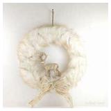 Retail - $61.00 Home Reflections 20" Woodland Faux Fur Wreath