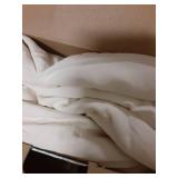 MILDLY Super Soft Duvet Cover - 100% Washed Microfiber Beige Comforter Cover Set 3 Pieces with Zipper Closure & Corner Ties (No Comforter)