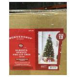 6.5 Foot Pre-lit Alberta Spruce Artificial Christmas Tree Multicolor Lights - Wondershop (Damaged Branches)