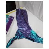 U. S. Toy Iridescent Girls Mermaid Tail Costume Bottoms Blue Purple Medium