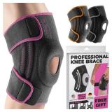 DR. BRACE ELITE Knee Brace with Side Stabilizers & Patella Gel Pads for Maximum Knee Pain Support and fast recovery for men and women-Please Check How To Size Video (Orion