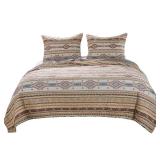 Barefoot Bungalow Phoenix Quilt Set, 2-Piece Twin/XL, Tan