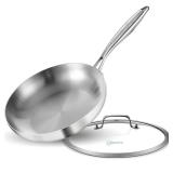 LOLYKITCH 12 Inch Tri-ply 18/8 Stainless Steel Chef