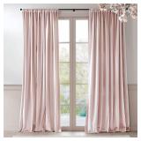 Lazzzy Pink Velvet Curtains Room Darkening Thermal Insulated Curtains 84 Inch Long Window Drapes for Bedroom Living Room Super Soft Luxury Rod Pocket Window Treatment, 2 Panels