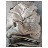 eBeddy Linens 800 TC Ultra Silky Soft Egyptian Cotton Super King Plus 120x120 Size 3-Pieces Duvet Cover Hidden Zipper Closer & Corner Ties Durable and Fade Resistant, Silver Grey Solid - Retail: $98.0