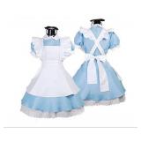 Deetto Alice in Wonderland Cosplay Anime Maid Costumes Lolita Women Girls Dress (size unknown)