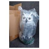 Bird Blinder Fake Owl Decoy with Motion Detection (covers 10ft area), Flashing Eyes & Sound lScarecrow to Scare Birds Away, Effective Humane Protection, (5" x 5â x 10.6") from Homarden