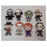 Horror Movie Character Ornaments 8 ct