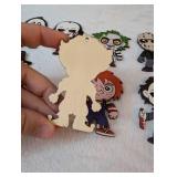 Horror Movie Character Ornaments 8 ct