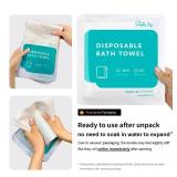 4 Pack Disposable Bath Towels Durable Large Portable Thicken Camping Towels for Travel Hotel Business Trip Swimming Pet Towels Sauna Spa Hot Spring Water Play 55