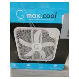 Genesis 20 3 Speed Box Fan with Max Cooling Technology G20BOX-WHT White