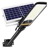 RuoKid Solar Street Lights Outdoor Lamp, 16000lm IP67 Waterproof Light with Anti Broken Remote Control Mounting Bracket, Dusk to Dawn Security Led Flood Light for Yard, Garden, etc.