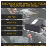 Dasbecan 1206-4301 Curtis Golf Cart Speed Controller 36V 350 Amp 5 Pin Compatible with Curtis Golf Cart E-z-go Ezgo Txt, Series Its Replace 25864G03 25864G09 25864G05 - Retail: $143.36