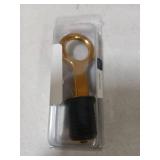 Attwood 7524A7 Snap-Handle Drain Plug, For 1-Inch-Diameter Drains, Locks in Place, Brass Handle, Rubber Plug