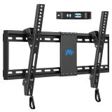 Mounting Dream UL Listed TV Mount for Most 37 75 Inch TV, Universal Tilt TV Wall Mount Fit 16, 18, 24 Stud with Loading Capacity 132lbs, Max Vesa 600 x 400mm, Low Profile Flat Wall Mount Bracket