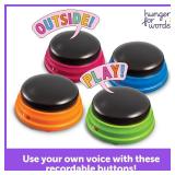 Hunger for Words Talking Buttons Starter Set   Recordable Buttons to Teach Your Dog to Communicate, Dog Training Games