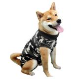 LIANZIMAU Dog Surgical Recovery Suit Onesie Breathable Abdominal Wounds and Protect Skin Anti Licking Cone E Collar Alternative After Post Operation Wear