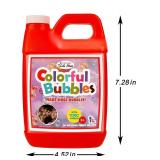 Lulu Home Concentrated Bubble Solution, 1 L/ 33.8 OZ Refill for Kids Bubble Machines, Giant Wands, Blowers   Halloween Party Favors