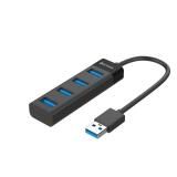 4 Port USB 3.0 Hub, KEYMOX Compact Size Data USB Hub for MacBook, Mac Pro, Mac Mini, iMac, Surface Pro, XPS, PC, Flash Drive, Mobile HDD (Charging Not Supported)