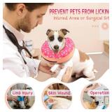 Supet Inflatable Dog Cone Collar Alternative After Surgery, Dog Neck Donut Collar Recovery E Collar for Neuter, Soft Dog Cone for Small Medium Large Dogs