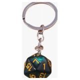 Key Ring Multi-Faceted Dice Keychain Simple Backpack Handbag Key Chain Car Key Ring