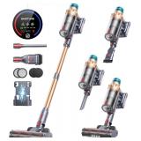 Cordless Vacuum Cleaner, 550W 45KPA 60 Mins Runtime Self-Standing Vacuum Cleaners for Home, Stick Vacuum with Charging Dock Station Removable Battery, Handheld Vacuum for Pet Hair/Carpet/Floor - Retai