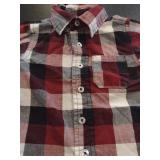 Plaid Button Down Shirt with Pants (2T)