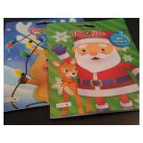 Two Big Christmas Color/Activity Books (unused)