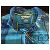 Arizona Jean Co. Blue Plaid Toddler Collared Button Up Shirt (3T)