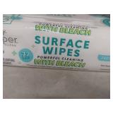 (4) Juniper Clean Surface Cleaning Wipes With BLEACH All-Purpose Cleaner - 72 sheets