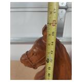 Wooden Horse Figure