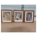 3 framed wall decor