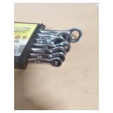 7Pc SAE Ratcheting Wrench Set