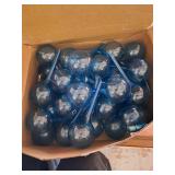 36 Pieces Plant Watering Globes Plastic Self Watering Bulbs Automatic Plant Watering Devices Self Watering Planter Insert Small Plant Waterer for Garden Indoor and Outdoor Plants Flowers, Blue