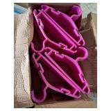 GoodtoU Pink Baby Hangers, 100Pack Kids Hangers Plastic Baby Clothes Hangers for Closet Infant Hangers Child Hangers Children Hangers Nursery Hangers