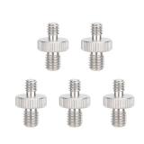 CAMVATE M8 Male to 1/4"-20 Male Stainless Steel Screw Adapter (4-Pack) - 3451