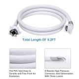 Washing Machine Hoses, Portable Water Inlet Connection and Supply Line, (90 Degree Elbow) quick connect