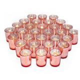 Rose Gold Votive Candle Holders 30pcs, Tea Light Candle Holders for Party Decoration, Table Centerpiece, Wedding, Holiday and Home Decor Retail $34.99