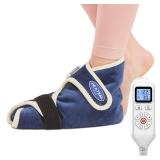 1 Pack Electric Heated Foot Ankle Warmer - Feet Heating Pad Deep-penetrating Heat for Achilles Tendinitis & Plantar Fasciitis - Auto Shut Off & 86-158â Foot Brace Women Men Retail $51.78