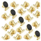 VNDUEEY 11pack Fridge Magnets Refrigerator Magnets, Magnetic Clips Heavy Duty, Detailed Locker List Display Paper Fasteners on Home& Office& Teaching (Gold) Retail $14.99