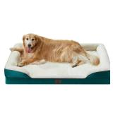 WNPETHOME Orthopedic Dog Beds for Large Size Dogs, Big Waterproof Dog Couch Bed with Washable Removable Cover, Medium Pet Bed Sofa with Sides Retail $33.16