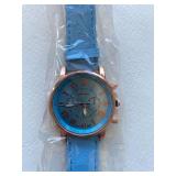 Blue and Rose gold fashion watch- Factory sealed