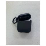 AirPod case with keychain black