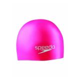 Speedo Unisex-Youth Swim Cap Silicone Junior Pink, One Size