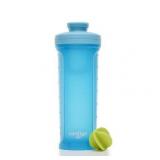 Contigo Fit Shake & Go 2.0 Plastic Antimicrobial Shaker Bottle Blue Raspberry 28 fl oz.